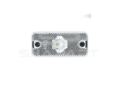 5.81275 Side marking lamp, white, Lb: 84 mm, L: 110 mm, H: 50 mm, T: 18 mm