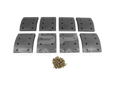 5.92140 Drum brake lining kit, axle kit, W: 150 mm, S: 20.7 mm