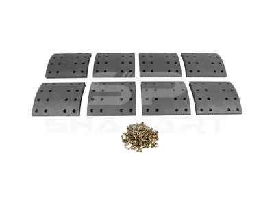 5.92142 Drum brake lining kit, axle kit, W: 200 mm, S: 20.7 mm