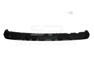 6.00146 Bumper, rear, center, black
