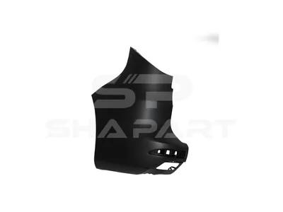 6.00178 Bumper, rear, left, black