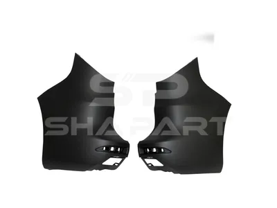 6.00180 Bumper, rear, left, right, black