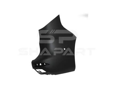 6.00188 Bumper, rear, right, black