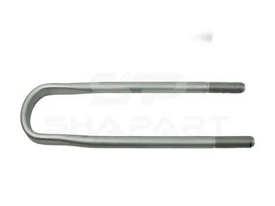 6.11128 U-bolt, r: 30 mm, R: 70 mm, M24 x 2, LTh: 80 mm, L: 450 mm, w: 101 mm