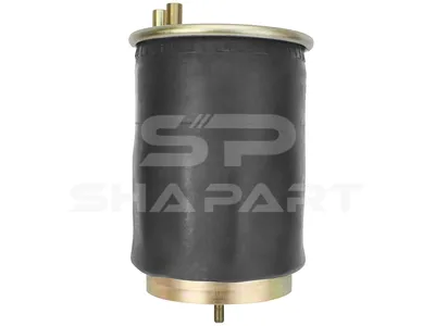 6.13008 Air spring, with steel piston, D: 286 mm, Dmax: 331 mm, M16 x 1,5, M24 x 1,5, L: 412 mm