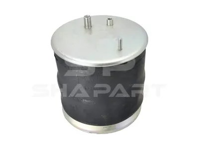 6.13014 Air spring, with steel piston, D: 311 mm, Dmax: 360 mm, M12 x 1,25, M16 x 1,5, M24 x 1,5, L: 345 mm