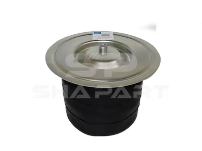 6.13024 Air spring, with steel piston, D: 290 mm, Dmax: 272 mm, M16 x 1,5, M18 x 1,5, M22 x 1,5, L: 230 mm