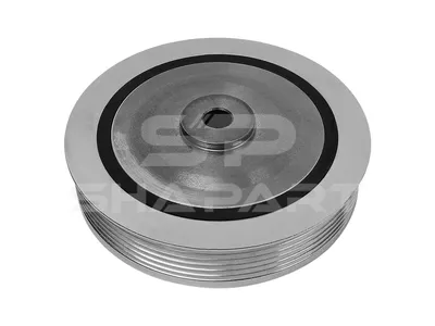 6.21125 Pulley, crankshaft, D: 136 mm, W: 30 mm