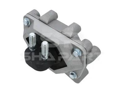 6.28521 Engine mounting, rear, left, M12 x 1,75, M18 x 1,5, L: 220 mm, W: 165 mm, H: 145 mm