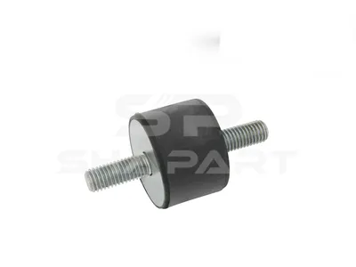 6.37273 Rubber buffer, D: 39.5 mm, M10 x 1,5, LTh: 25 mm, H: 28 mm