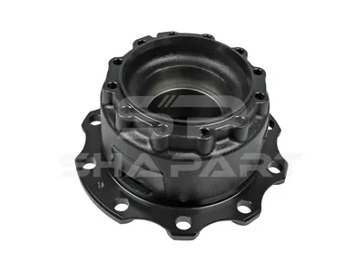 6.54000 Wheel hub, without bearings, d1: 150 mm, d2: 160 mm, D: 376.5 mm, 10 bores, b: 25 mm, P: 335 mm, H: 235 mm