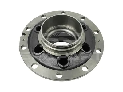 6.54002 Wheel hub, without bearings, d1: 140 mm, d2: 160 mm, D: 376.5 mm, 10 bores, b: 25 mm, H: 210 mm