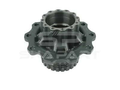 6.54003 Wheel hub, without bearings, without ABS ring, d1: 148 mm, d2: 148 mm, D: 383.4 mm, 10 bores, b: 25 mm, P: 335 mm, H: 270 mm