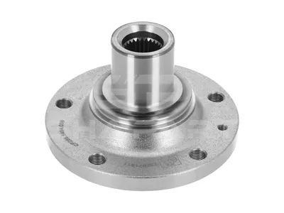 6.54008 Wheel hub, without bearings, d1: 29.3 mm, d2: 76.5 mm, D: 154 mm, D2: 49 mm, 5 bores, M14 x 1,5, H: 105 mm