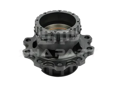 6.54015 Wheel hub, with bearing, without ABS ring, d1: 148 mm, d2: 148 mm, D: 383.4 mm, 10 bores, b: 25 mm, H: 287 mm