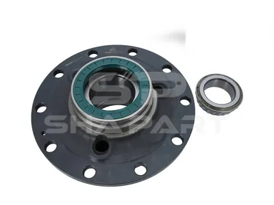 6.54019 Wheel hub, with bearing, d1: 140 mm, d2: 160 mm, D: 376.5 mm, 10 bores, b: 25 mm, H: 210 mm