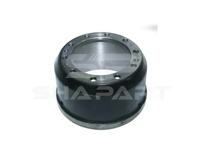 6.60000 Brake drum, D: 414 mm, 10 bores, b: 25 mm, P: 335 mm, d: 280 mm, H: 277 mm, B: 232 mm