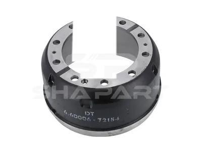 6.60006 Brake drum, D: 414 mm, 10 bores, b: 25 mm, P: 335 mm, d: 280.8 mm, H: 230 mm, B: 182 mm