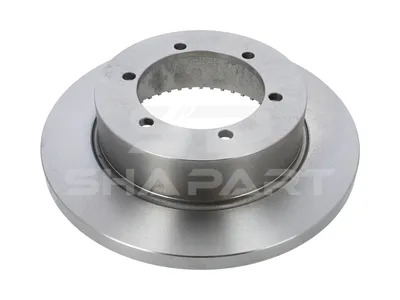 6.60026 Brake disc, D: 280 mm, 6 bores, b: 10.7 mm, P: 127 mm, d: 108 mm, H: 67 mm, S: 16 mm, s: 13 mm