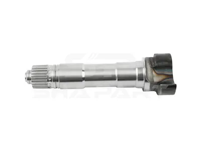 6.60180 Brake camshaft, left, D: 45 mm, L1: 256 mm, L2: 226 mm, L3: 206 mm, 27 teeth