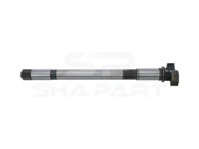 6.60184 Brake camshaft, right, D1: 42 mm, D2: 45 mm, L1: 591 mm, L2: 26.5 mm, L3: 535.5 mm, 27 teeth