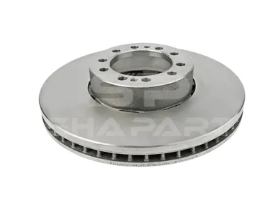 6.61004 Brake disc, D: 438 mm, 12 bores, P: 165 mm, S: 45 mm