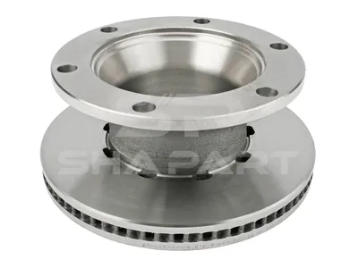 6.61008 Brake disc, D: 330 mm, 6 bores, P: 245 mm, H: 137 mm, S: 34 mm, s: 28 mm