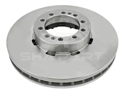 6.61009 Brake disc, D: 380 mm, 10 bores, P: 144 mm, H: 85.5 mm, S: 45 mm, s: 40 mm