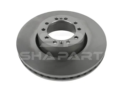 6.61022 Brake disc, D: 434 mm, 10 bores, P: 165 mm, d: 131 mm, H: 96 mm, S: 45 mm, s: 37 mm