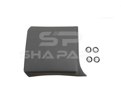 6.70581 Cover moulding, lateral, right, black