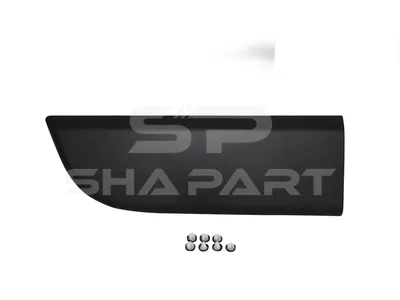 6.70588 Cover moulding, lateral, left, black