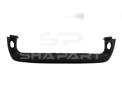 6.70821 Bumper, rear, black