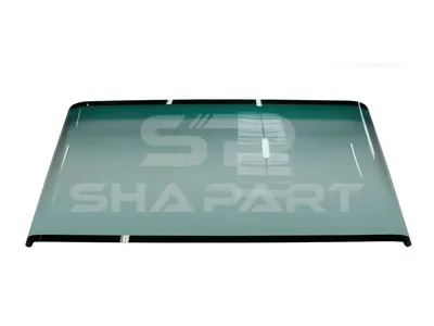 6.72272SP Windshield, tinted green, wooden box, L: 2661 mm, W: 1050 mm