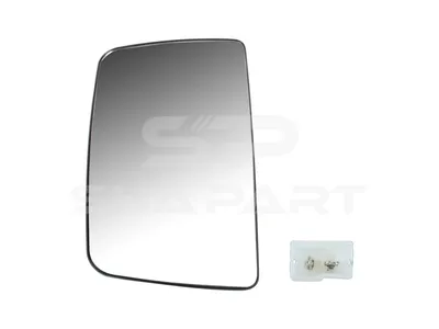 6.75100 Mirror glass, main mirror, heated, R: 1200 mm, S: 26 mm