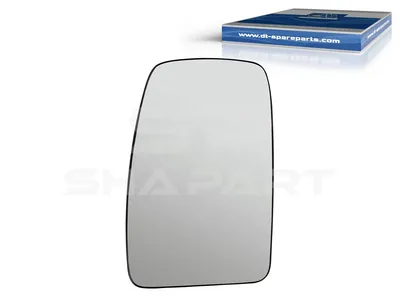 6.75109 Mirror glass, main mirror, left, heated, W: 195 mm, H: 265 mm