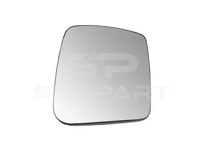 6.75128 Mirror glass, wide view mirror, right, heated, R: 300 mm