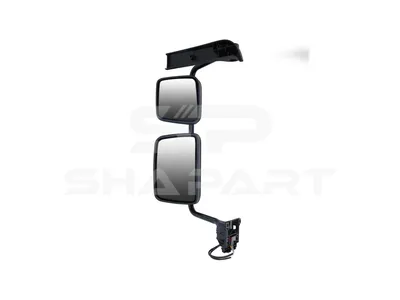 6.75205 Main mirror, complete, left, heated, electrical, 24 V, r: 300 mm, R: 1200 mm, L: 880 mm, W: 440 mm, S: 155 mm