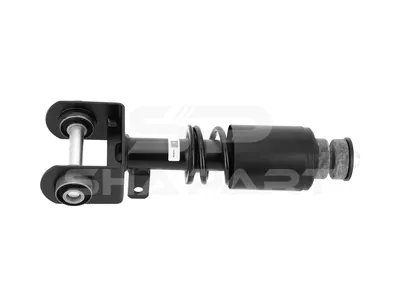 6.77039 Cabin shock absorber, with spring, Lmin: 203 mm, Lmax: 258 mm