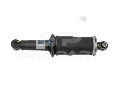 6.77040 Cabin shock absorber, D: 45 mm, b: 14 mm, Lmin: 296 mm, Lmax: 380 mm
