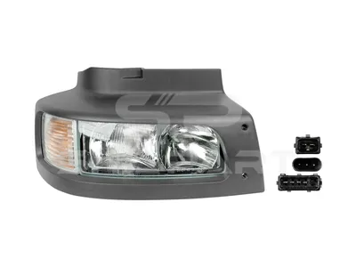 6.84047 Headlamp, complete, right