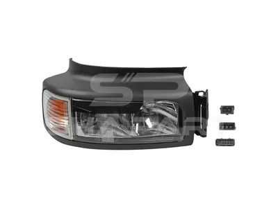 6.84301 Headlamp, complete, right