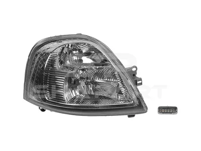 6.84315 Headlamp, right, without bulbs