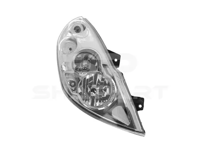 6.84359 Headlamp, right, without bulbs