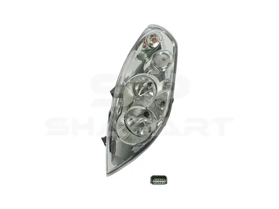 6.84360 Headlamp, left, without bulbs