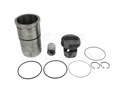 6.91159 Piston with liner, monoblock steel piston, D: 131 mm
