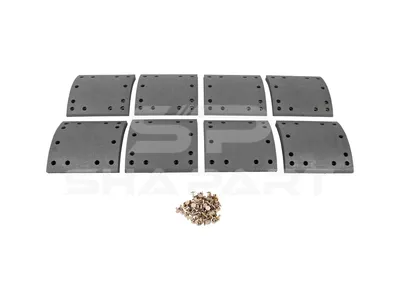6.95004 Drum brake lining kit, axle kit, W: 203 mm, S: 18.8 mm