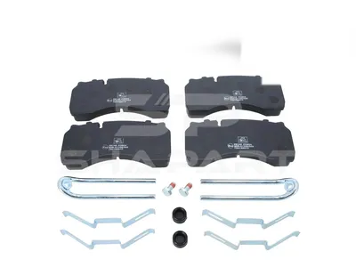 6.95102 Disc brake pad kit, W: 204 mm, S: 20 mm, H: 97 mm