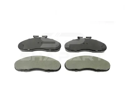 6.95117 Disc brake pad kit, without accessories, W: 166.5 mm, S: 17 mm, H: 62 mm