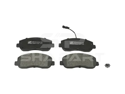 6.95121 Disc brake pad kit, W: 163.5 mm, S: 18.2 mm, H: 64.7 mm