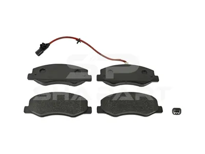 6.95123 Disc brake pad kit, W: 163.5 mm, S: 18.2 mm, H: 62.8 mm